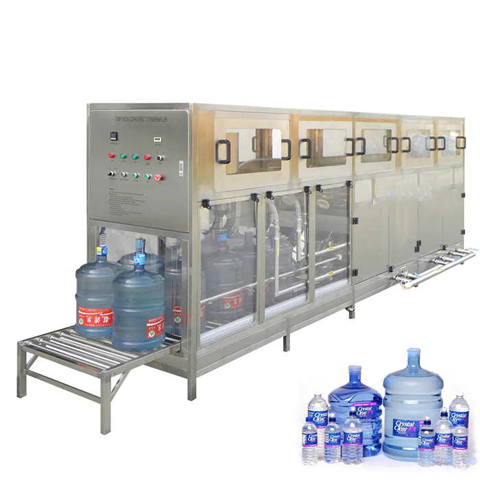 Balde de agua embotellada de 20 litros Máquina de llenado de barriles de 5 galones
