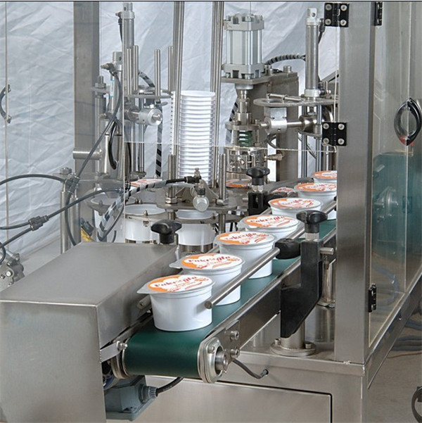 Máquina automática de llenado de vasos de helado