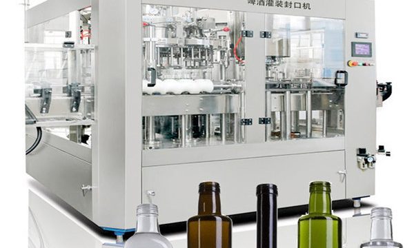 Máquina de llenado de latas de cerveza