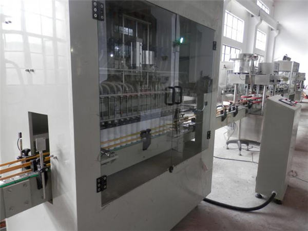 Máquina llenadora automática de blanqueador de acero inoxidable