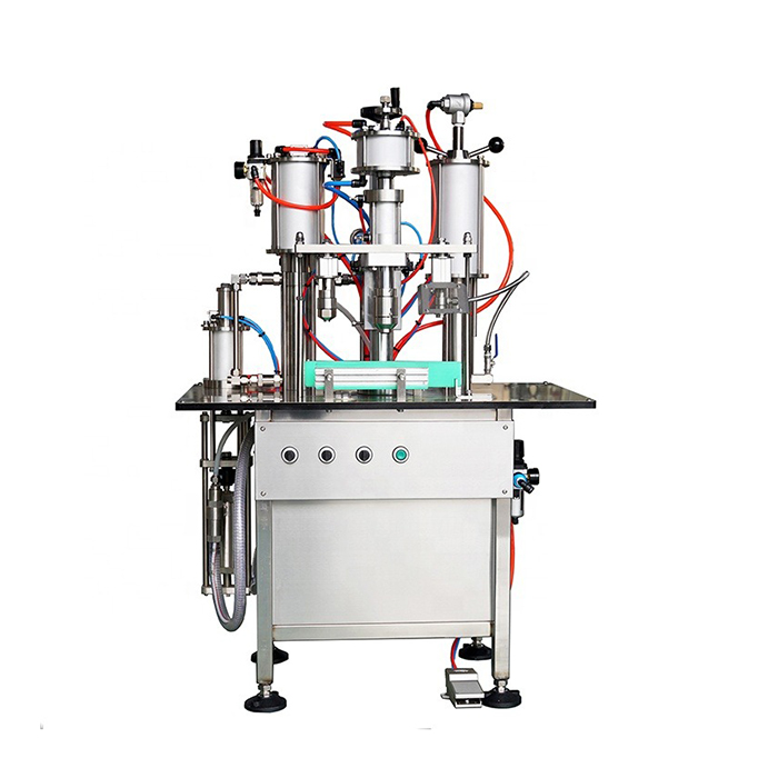 Máquina de llenado de latas de aerosol automático barato