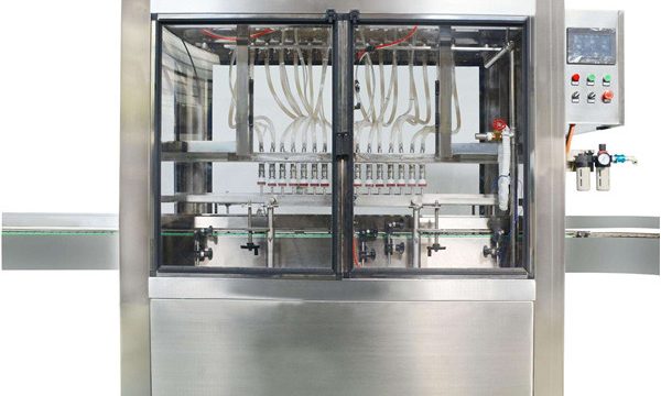 Máquina de llenado de mermelada de crema cosmética completamente automática de 10 cabezas