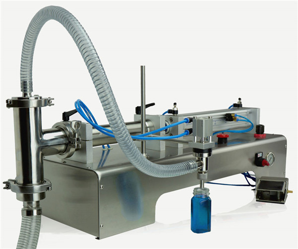 Máquina de llenado de aceite lubricante de doble cabezal de control neumático