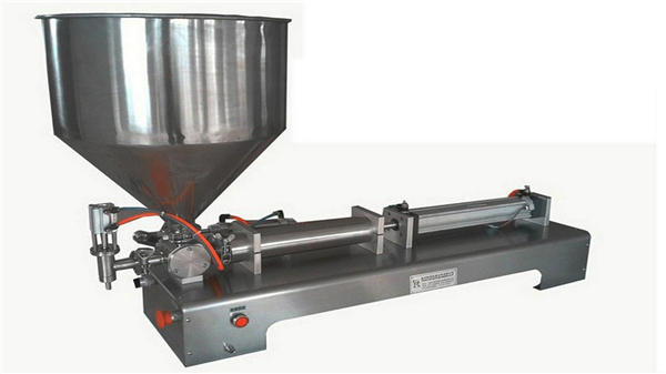 Máquina de llenado de pasta vertical semiautomática de una cabeza 