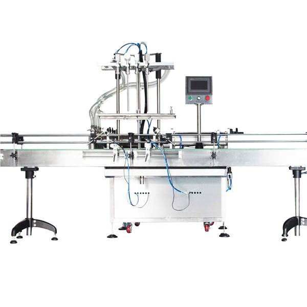 Máquina automática de llenado / llenado de pistón de loción de 8, 10, 12 cabezas