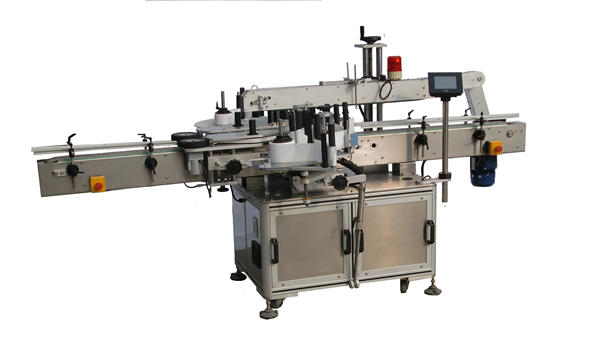 Máquina de etiquetado de botellas de plástico de doble cara para champú